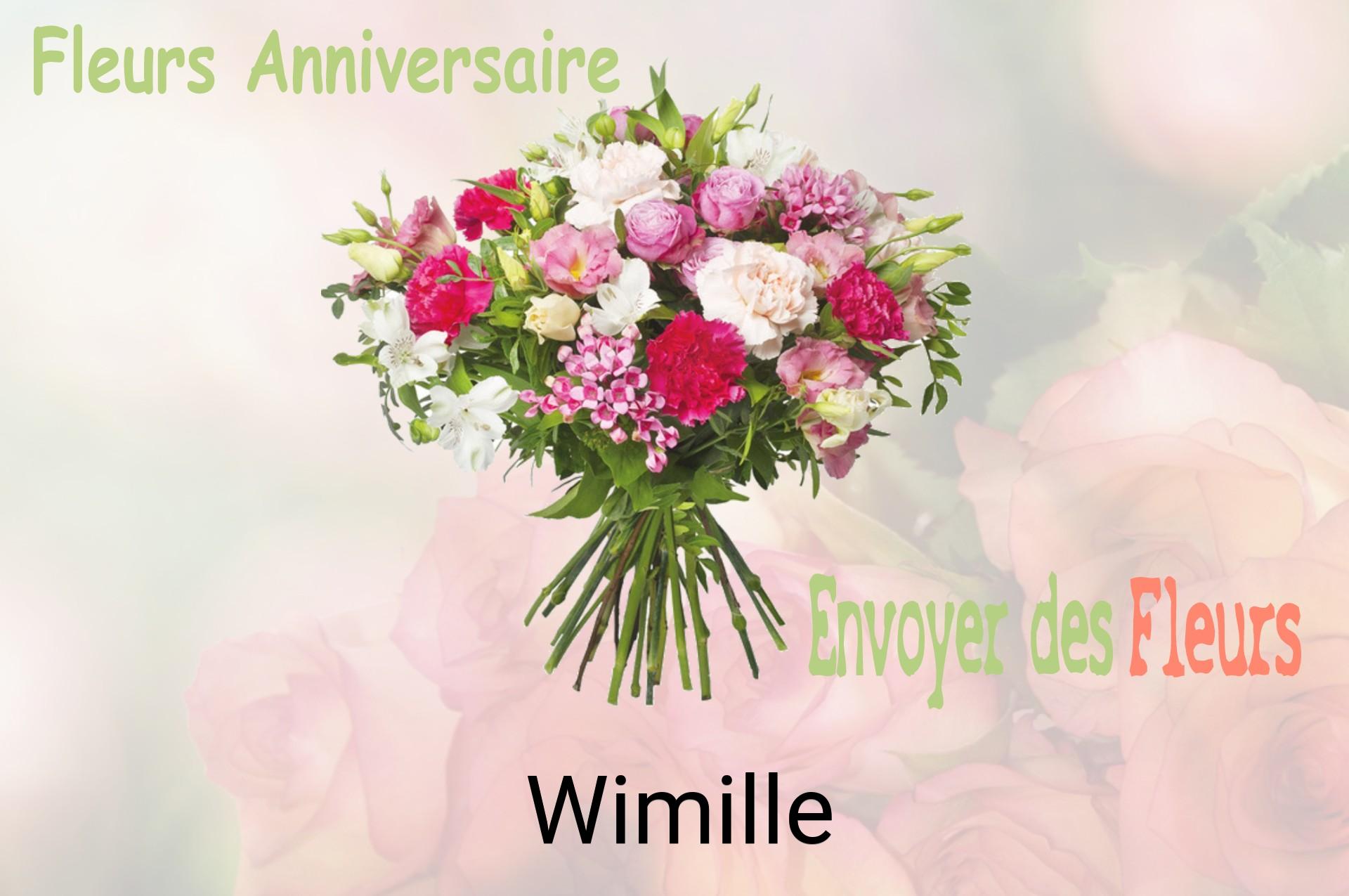 Bouquet de fleurs d’anniversaire livré à Wimille