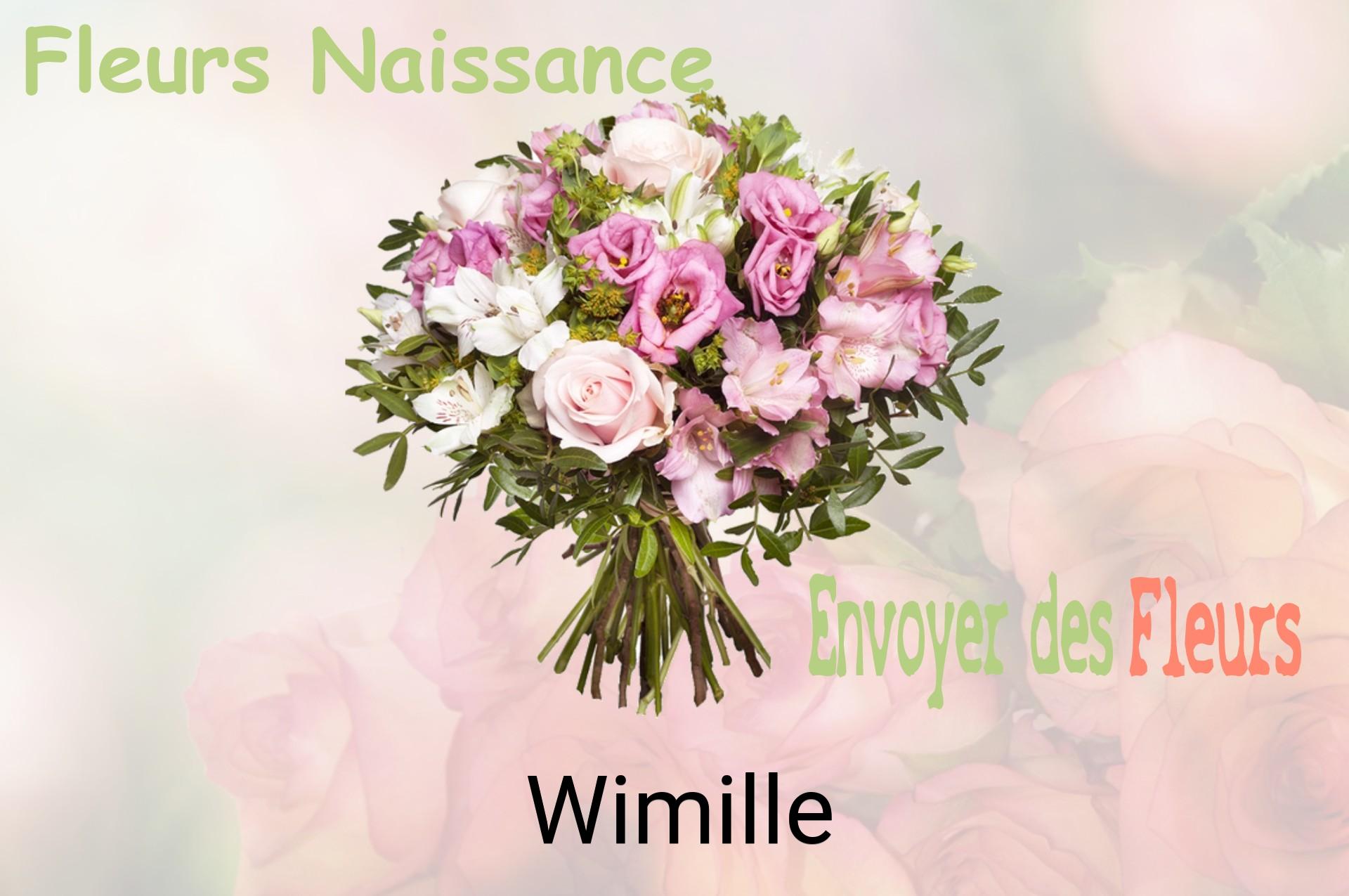 Bouquet de fleurs de naissance livré à Wimille